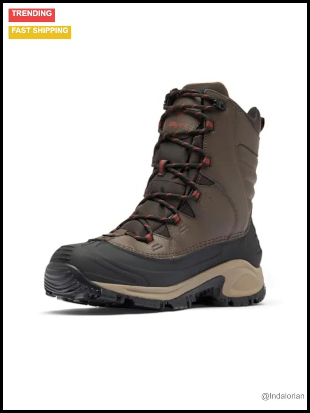 Men's Waterproof Snow Boots 200g Insulation Lace-Up